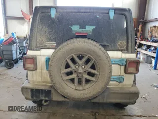 2024 Jeep Wrangler Willys с VIN 1C4PJXDG6RW226257, выставлен на аукционе Copart как лот 45560835 с пробегом 22 107 миль миль и Списание • Salvage title. История ставок и продаж доступна на DreamBid. Изображение 6.