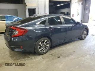 2018 Honda Civic EX с VIN 19XFC2F77JE040070, выставлен на аукционе Copart как лот 56895195 с пробегом 39 746 миль миль и Списание • Salvage title. История ставок и продаж доступна на DreamBid. Изображение 3.