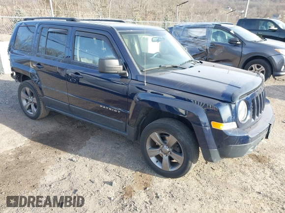2015 Jeep Patriot High Altitude with VIN 1C4NJPFA5FD400357, listed as a IAAI auction lot 41272479 with 161,121 mi miles and . Bid and sale history available at DreamBid. Image 1.