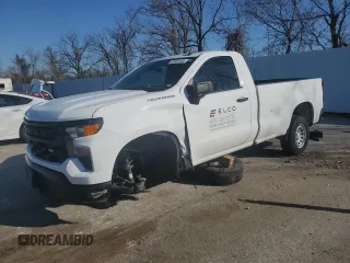 2022 Chevrolet Silverado 1500 Work Truck with VIN 3GCNAAEK2NG525602, listed as a Copart auction lot 49169165 with 107,803 mi miles and Non Repairable. Bid and sale history available at DreamBid. Image 1.