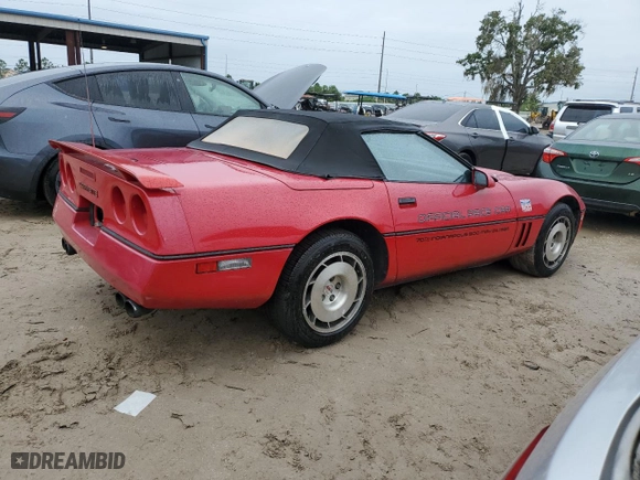 1986 Chevrolet Corvette with VIN 1G1YY6789G5902565, listed as a Copart auction lot 74721124 with 95,252 mi miles and Non Repairable. Bid and sale history available at carsss.com. Image 3.