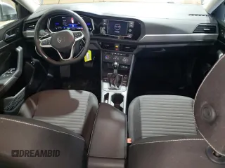 2024 Volkswagen Jetta S with VIN 3VW5M7BU2RM081318, listed as a Copart auction lot 63502205 with 27,240 mi miles and Clean title. Bid and sale history available at DreamBid. Image 8.