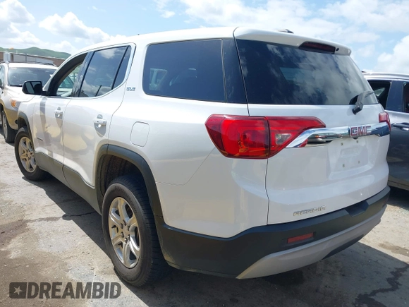 2019 GMC Acadia SLE with VIN 1GKKNKLA3KZ124633, listed as a IAAI auction lot 41921172 with 47,807 mi miles. Bid and sale history available at carsss.com. Image 3.