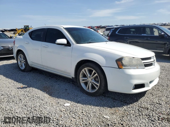 2013 Dodge Avenger SXT with VIN 1C3CDZCB1DN576258, listed as a Copart auction lot 51363225 with 86,952 mi miles and Salvage Title. Bid and sale history available at DreamBid. Image 4.