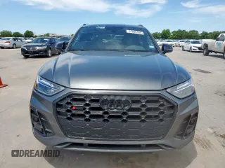 2023 Audi SQ5 Premium Plus with VIN WA1B4AFY1P2112007, listed as a Copart auction lot 57800185 with 21,101 mi miles and Salvage title. Bid and sale history available at DreamBid. Image 5.
