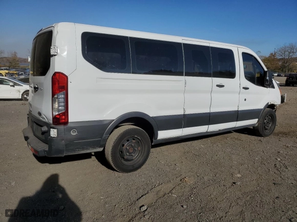 2017 Ford Transit Wagon XL with VIN 1FBZX2ZM7HKA23378, listed as a Copart auction lot 87117694 with 0 mi miles and Salvage Title. Bid and sale history available at carsss.com. Image 3.
