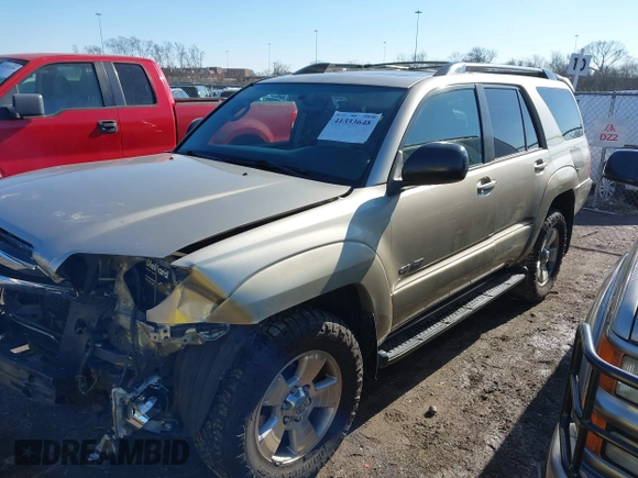 2005 Toyota 4Runner SR5 with VIN JTEBT14R050051404, listed as a IAAI auction lot 41333648 with 413,375 mi miles and . Bid and sale history available at DreamBid. Image 18.