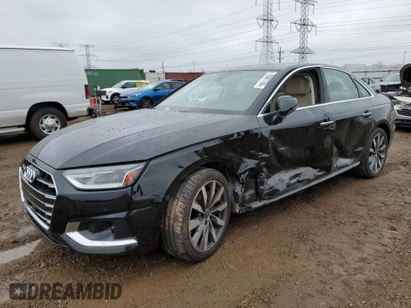 2022 Audi A4 Premium z VIN WAUABAF43NN001312, wystawiony jako Copart lot #78381784 z przebiegiem 15 552 mil mil oraz Szkoda całkowita • Salvage title. Historia ofert i sprzedaży dostępna na DreamBid. Obrazek 1.