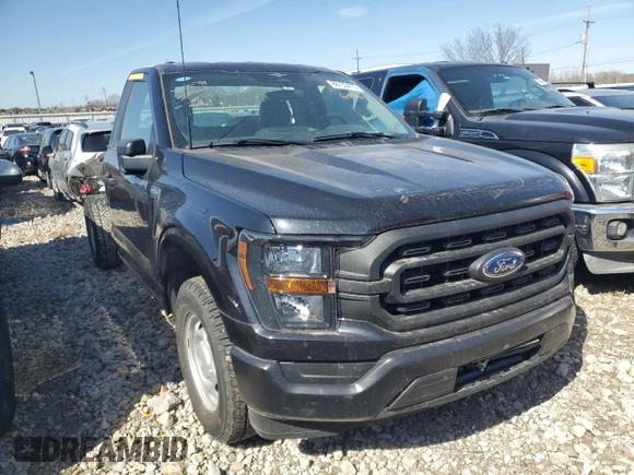 2023 Ford F-150 XL with VIN 1FTMF1CB8PKG03912, listed as a Copart auction lot 88153475 with 16,277 mi miles and Salvage Title. Bid and sale history available at carsss.com. Image 4.
