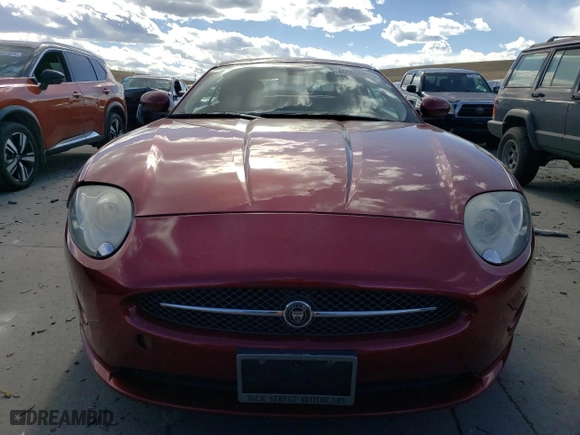 2007 Jaguar XK with VIN SAJWA44B575B10862, listed as a Copart auction lot 46865685 with 83,912 mi miles and Clean Title. Bid and sale history available at carsss.com. Image 5.
