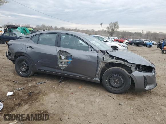 2024 Nissan Sentra S with VIN 3N1AB8BV6RY288487, listed as a Copart auction lot 51059505 with 33,195 mi miles and Salvage Title. Bid and sale history available at carsss.com. Image 4.