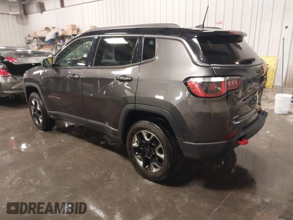 2018 Jeep Compass Trailhawk with VIN 3C4NJDDB4JT210451, listed as a IAAI auction lot 41239258 with 90,552 mi miles and . Bid and sale history available at carsss.com. Image 3.
