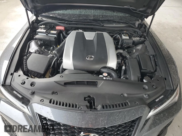 2024 Lexus IS 350 F Sport with VIN JTHBZ1B24R5076452, listed as a Copart auction lot 52170415 with 15,232 mi miles and Salvage title. Bid and sale history available at DreamBid. Image 11.