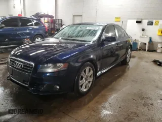 2010 Audi A4 2.0T Premium with VIN WAUBFAFL0AN008728, listed as a Copart auction lot 45380585 with 107,804 mi miles and Salvage Title. Bid and sale history available at carsss.com. Image 1.