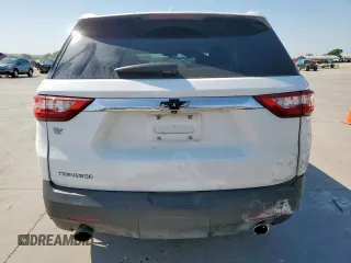 2020 Chevrolet Traverse LS with VIN 1GNERFKW6LJ252776, listed as a Copart auction lot 53381725 with 0 mi miles and Salvage Title. Bid and sale history available at carsss.com. Image 6.