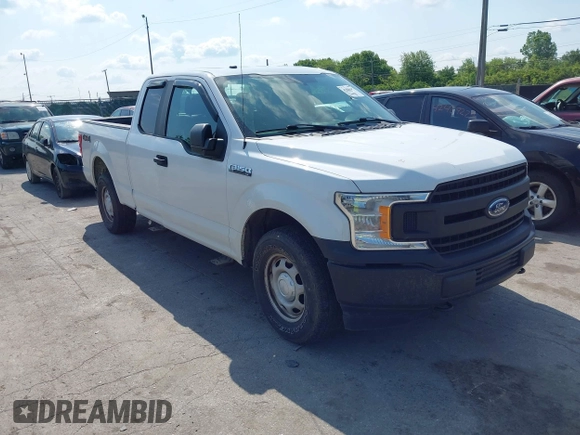 2018 Ford F-150 XL with VIN 1FTFX1E58JKD24996, listed as a IAAI auction lot 42436367 with 221,378 mi miles and . Bid and sale history available at DreamBid. Image 1.