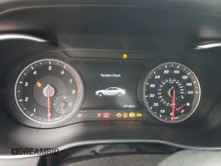 2021 Genesis G70 2.0T with VIN KMTG64LA4MU070349, listed as a Copart auction lot 73862434 with 41,120 mi miles and Salvage Title. Bid and sale history available at carsss.com. Image 9.