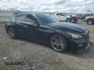 2017 Infiniti Q50 Sport z VIN JN1EV7AP9HM736244, wystawiony jako Copart lot #53419965 z przebiegiem 81 629 mil mil oraz Szkoda całkowita • Salvage title. Historia ofert i sprzedaży dostępna na DreamBid. Obrazek 4.