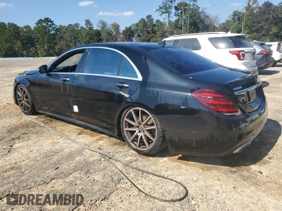 2020 Mercedes-Benz S-Class S 560 with VIN WDDUG8DB3LA518292, listed as a Copart auction lot 71921084 with 0 mi miles and Salvage Title. Bid and sale history available at carsss.com. Image 2.