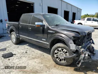 2014 Ford F-150 XL with VIN 1FTFW1ET3EFC25633, listed as a Copart auction lot 51579375 with 127,071 mi miles and Salvage Title. Bid and sale history available at carsss.com. Image 4.