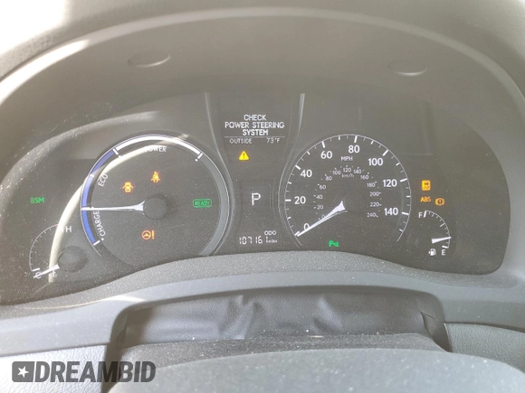 2015 Lexus RX 450h with VIN 2T2ZB1BAXFC003348, listed as a Copart auction lot 88293535 with 107,161 mi miles and Salvage Title. Bid and sale history available at DreamBid. Image 9.