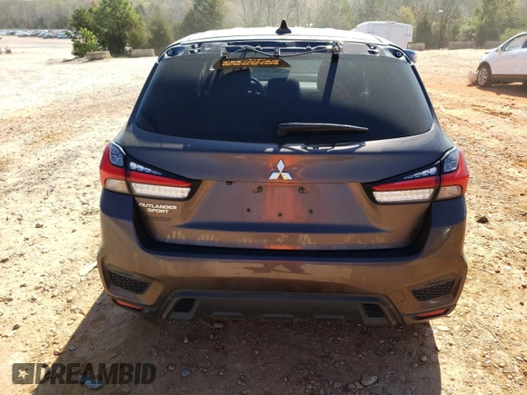 2020 Mitsubishi Outlander ES with VIN JA4AP3AU3LU008250, listed as a Copart auction lot 50710675 with 109,532 mi miles and Salvage title. Bid and sale history available at DreamBid. Image 6.