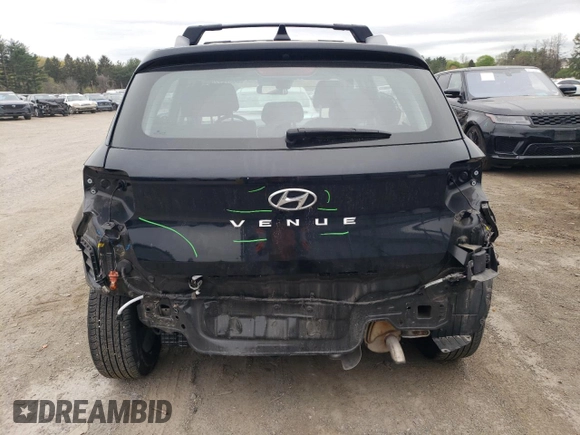 2021 Hyundai Venue SEL with VIN KMHRC8A35MU089922, listed as a Copart auction lot 53972725 with 43,979 mi miles and Salvage title. Bid and sale history available at DreamBid. Image 6.