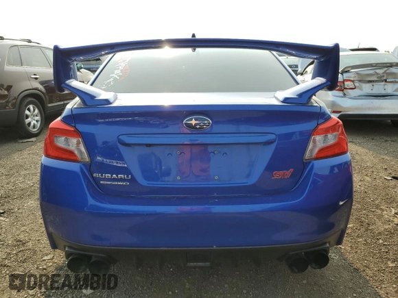 2021 Subaru WRX STI with VIN JF1VA2E62M9803301, listed as a Copart auction lot 59732125 with 24,943 mi miles and Salvage title. Bid and sale history available at DreamBid. Image 6.