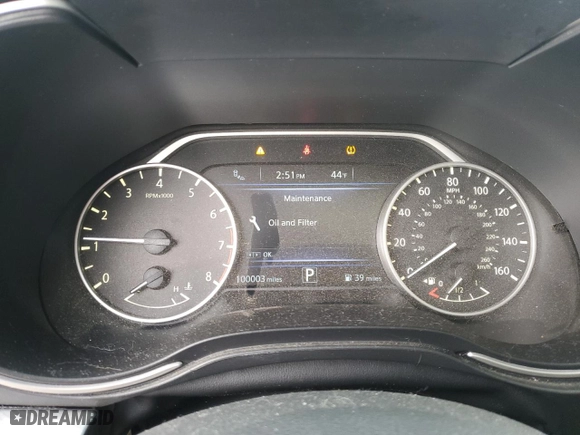 2017 Nissan Maxima SV with VIN 1N4AA6AP7HC365016, listed as a Copart auction lot 46933325 with 100,003 mi miles and Salvage Title. Bid and sale history available at carsss.com. Image 9.