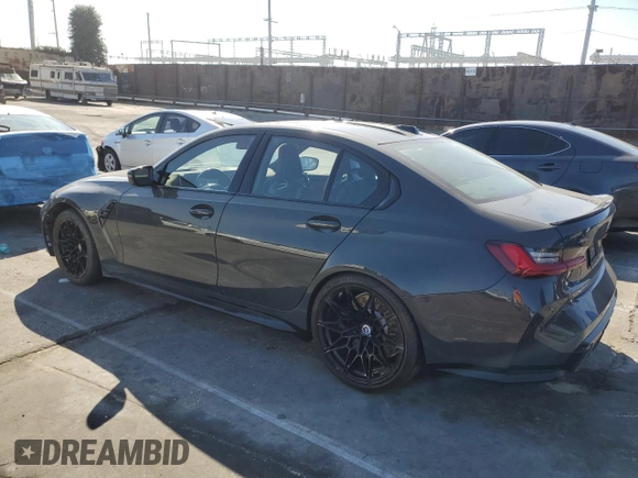 2023 BMW M3 Competition xDrive z VIN WBS43AY00PFP21678, wystawiony jako Copart lot #46301135 z przebiegiem 22 705 mil mil oraz Szkoda całkowita • Salvage title. Historia ofert i sprzedaży dostępna na DreamBid. Obrazek 2.