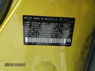 2015 Honda Fit EX-L with VIN 3HGGK5H86FM747285, listed as a Copart auction lot 53034715 with 102,236 mi miles and Salvage Title. Bid and sale history available at DreamBid. Image 14.