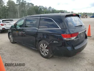 2014 Honda Odyssey EX-L with VIN 5FNRL5H69EB066107, listed as a Copart auction lot 57449255 with 172,833 mi miles and Clean title. Bid and sale history available at DreamBid. Image 2.