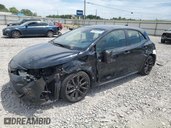 2022 Toyota Corolla Hatchback SE with VIN JTND4MBE9N3179856, listed as a Copart auction lot 58685204 with 30,691 mi miles and Salvage Title. Bid and sale history available at carsss.com. Image 1.