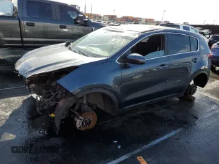 2019 Kia Sportage LX with VIN KNDPM3AC7K7595663, listed as a Copart auction lot 48824145 with 0 mi miles and Salvage Title. Bid and sale history available at carsss.com. Image 1.