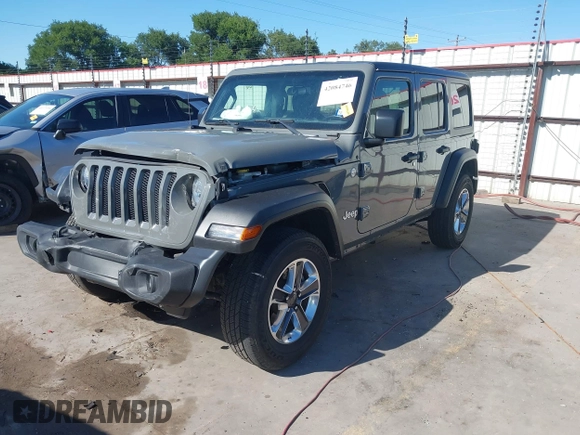 2018 Jeep Wrangler Unlimited Sport S с VIN 1C4HJXDGXJW280475, выставлен на аукционе IAAI как лот 42084746 с пробегом 93 228 миль миль и . История ставок и продаж доступна на DreamBid. Изображение 22.