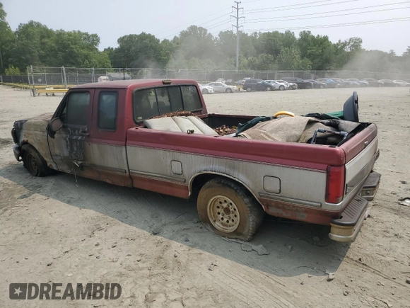 1992 Ford F-150 with VIN 1FTEX15N2NKB78371, listed as a Copart auction lot 58829415 with Not provided miles and Salvage title. Bid and sale history available at DreamBid. Image 2.
