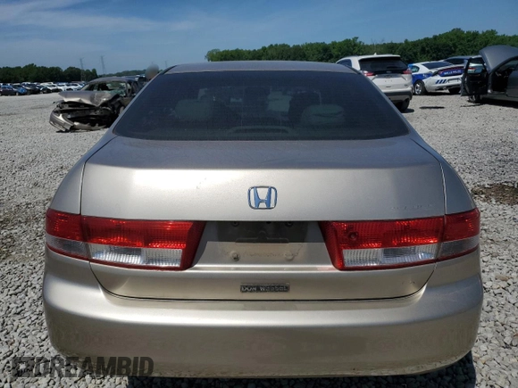 2003 Honda Accord LX z VIN 1HGCM56353A015271, wystawiony jako Copart lot #57214495 z przebiegiem 206 404 mil mil oraz Czysty tytuł • Clean title. Historia ofert i sprzedaży dostępna na DreamBid. Obrazek 6.