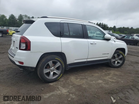 2017 Jeep Compass High Altitude with VIN 1C4NJCEB6HD186937, listed as a Copart auction lot 57953105 with 190,876 mi miles and Salvage title. Bid and sale history available at DreamBid. Image 3.