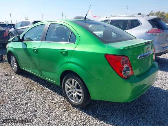 2014 Chevrolet Sonic LT with VIN 1G1JC5SB2E4227125, listed as a IAAI auction lot 40667083 with 108,963 mi miles. Bid and sale history available at carsss.com. Image 3.