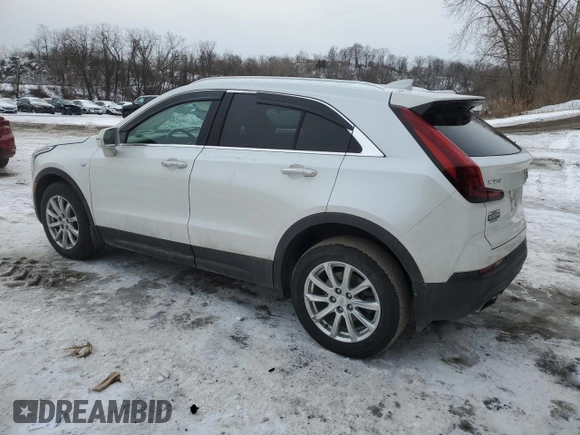 2021 Cadillac XT4 AWD Luxury with VIN 1GYFZBR46MF008733, listed as a Copart auction lot 44559685 with 46,061 mi miles and Salvage Title. Bid and sale history available at carsss.com. Image 2.