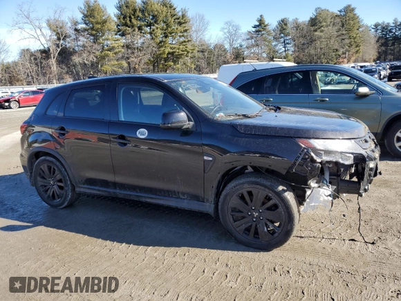 2021 Mitsubishi Outlander Sport ES with VIN JA4ARUAU6MU006803, listed as a Copart auction lot 45898195 with 66,163 mi miles and Salvage Title. Bid and sale history available at carsss.com. Image 4.