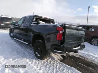 2020 Chevrolet Silverado 1500 LT Trail Boss with VIN 1GCPYFED9LZ147231, listed as a IAAI auction lot 41575194 with 90,371 mi miles. Bid and sale history available at carsss.com. Image 3.