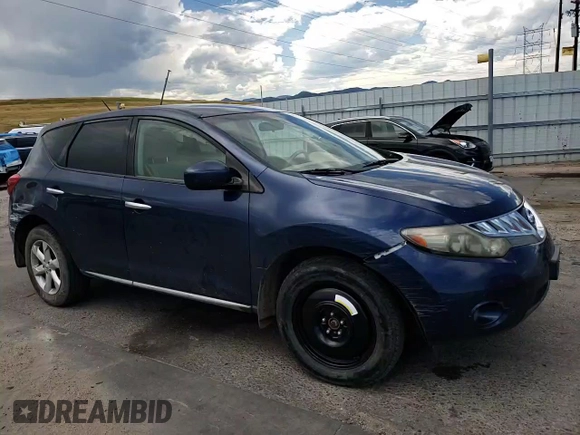 2009 Nissan Murano SL with VIN JN8AZ18W59W134056, listed as a Copart auction lot 66243024 with 129,427 mi miles and Salvage Title. Bid and sale history available at carsss.com. Image 11.