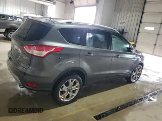 2015 Ford Escape Titanium with VIN 1FMCU9J93FUC86300, listed as a Copart auction lot 60852895 with 156,296 mi miles and Salvage title. Bid and sale history available at DreamBid. Image 3.