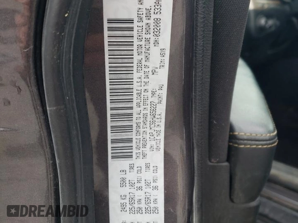 2017 Jeep Cherokee Latitude z VIN 1C4PJMCS6HW656227, wystawiony jako Copart lot #56210775 z przebiegiem 98 770 mil mil oraz Szkoda całkowita • Salvage title. Historia ofert i sprzedaży dostępna na DreamBid. Obrazek 14.