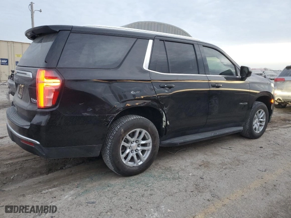 2021 Chevrolet Tahoe LS with VIN 1GNSKMKD3MR163423, listed as a Copart auction lot 84880594 with 119,407 mi miles and Salvage Title. Bid and sale history available at carsss.com. Image 3.