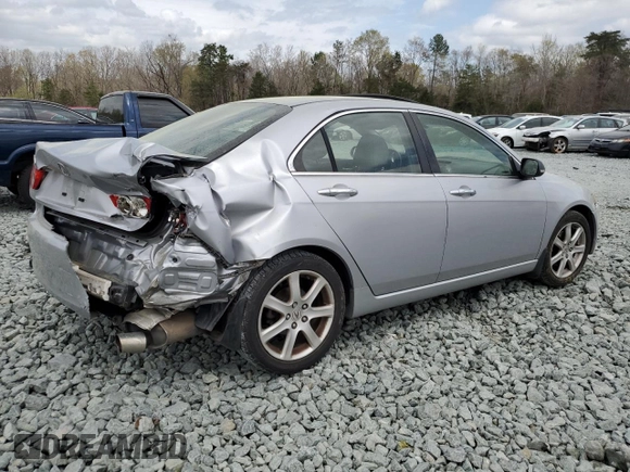 2004 Acura TSX w/Navigation with VIN JH4CL96974C035961, listed as a Copart auction lot 51262395 with 168,133 mi miles and Salvage Title. Bid and sale history available at carsss.com. Image 3.