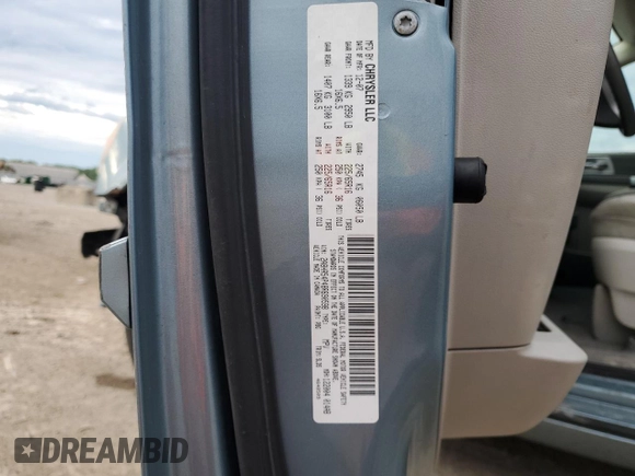 2008 Chrysler Town & Country Touring with VIN 2A8HR54P48R690598, listed as a Copart auction lot 59426895 with 230,738 mi miles and Salvage title. Bid and sale history available at DreamBid. Image 14.