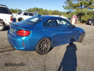 2019 BMW M2 Competition with VIN WBS2U7C52K7D01646, listed as a Copart auction lot 43097434 with 26,312 mi miles. Bid and sale history available at carsss.com. Image 3.