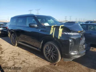 2025 Infiniti QX80 AUTOGRAPH with VIN JN8AZ3CC4S9602789, listed as a Copart auction lot 48073165 with 934 mi miles and Salvage Title. Bid and sale history available at carsss.com. Image 4.